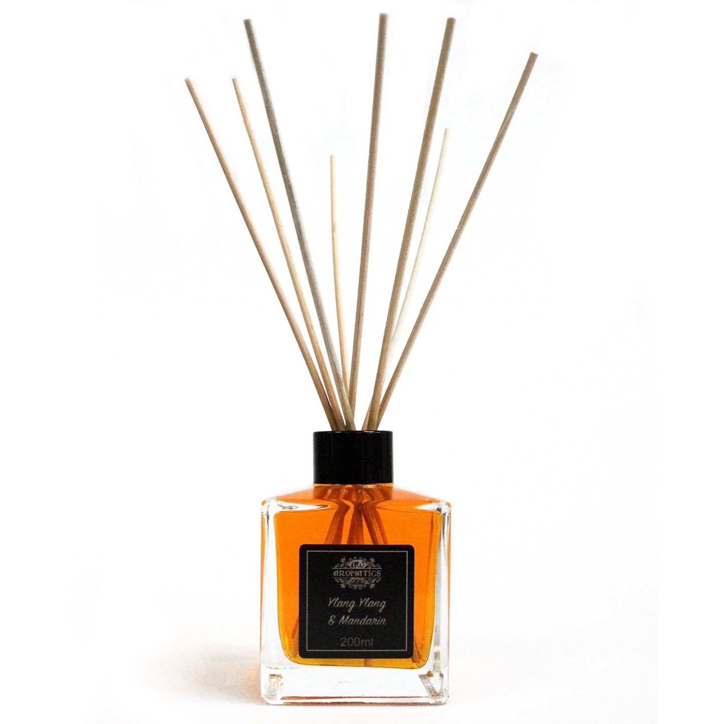 200ml Ylang Ylang & Mandarin Essential Oil Reed Diffuser for Home