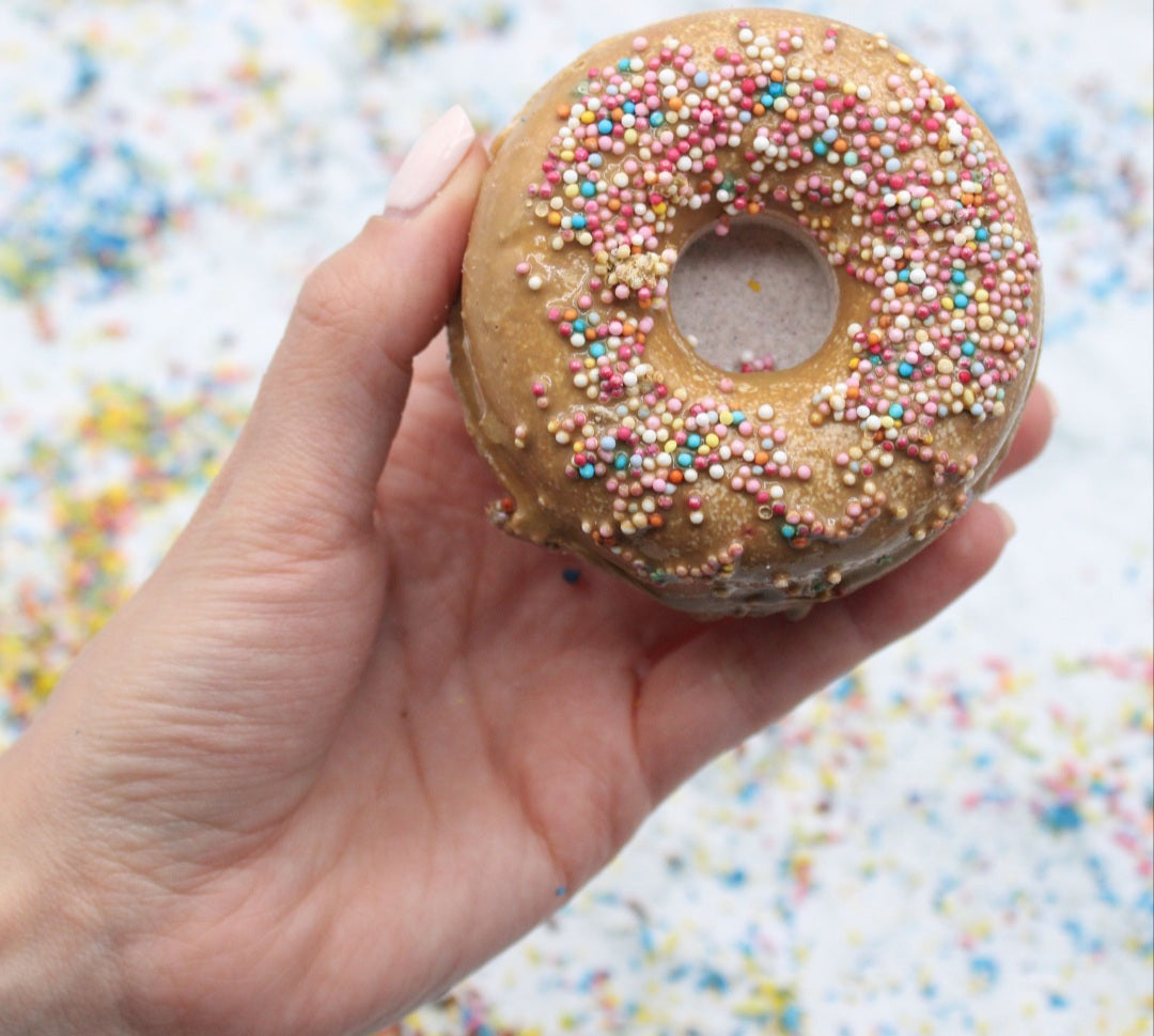 Toffee & Caramel Bath Donuts CHOICE OF 7