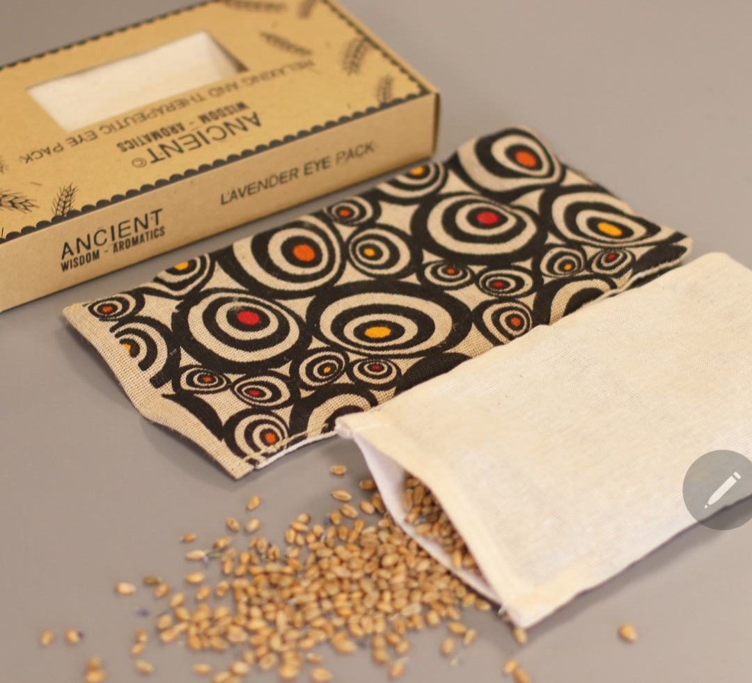 Leopard Natural Cotton and Juco Eye Pillow  