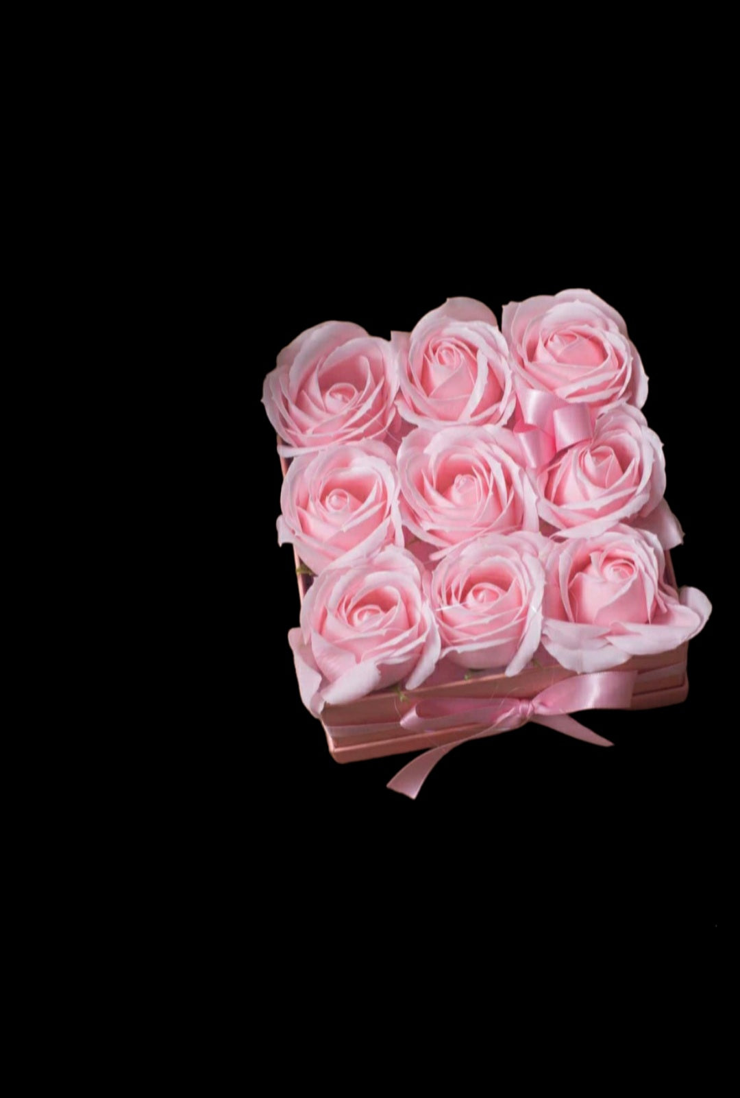 ROSE HEAD FLOWER SOAP IN DISPLAY BOX