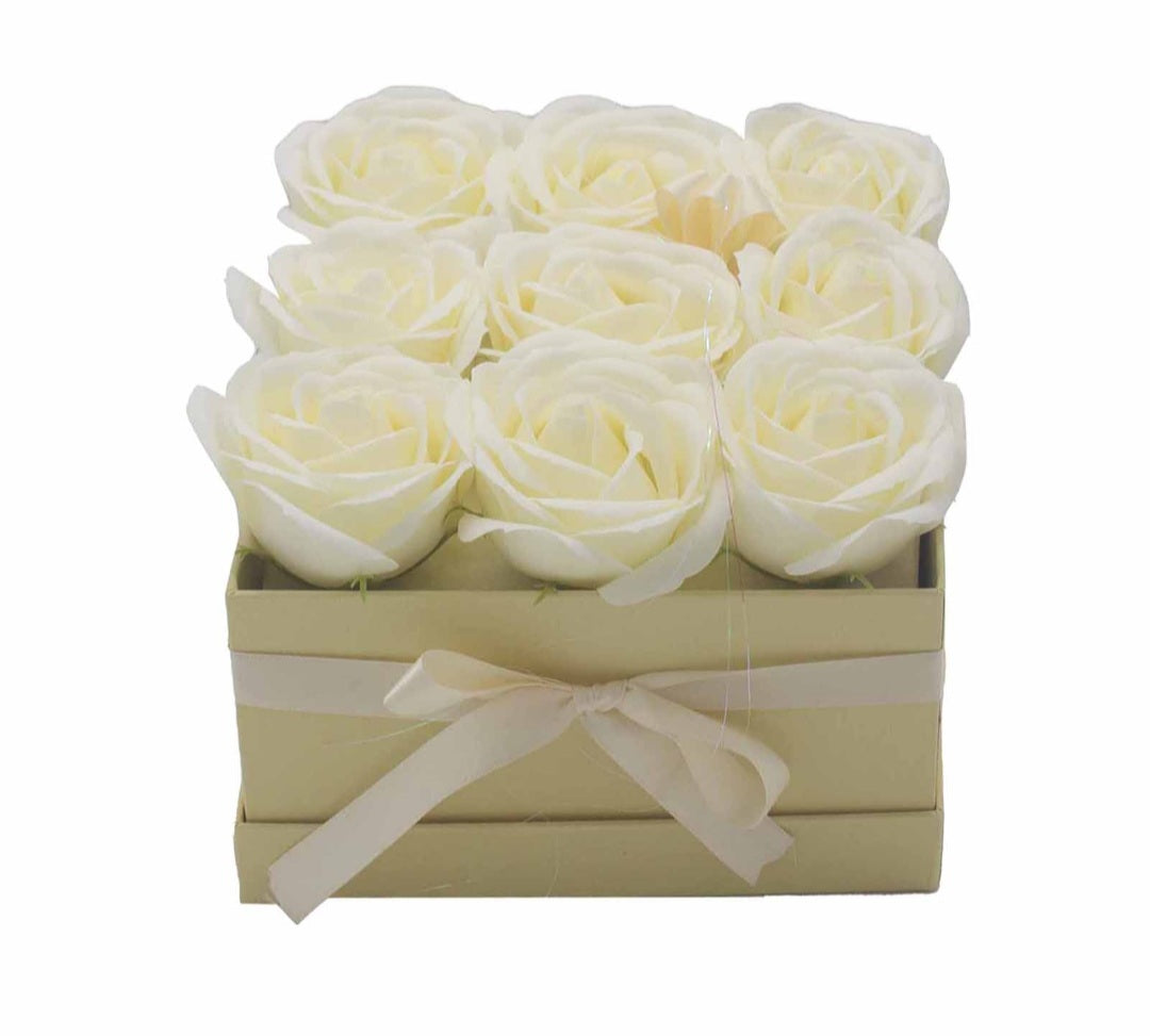 ROSE HEAD FLOWER SOAP IN DISPLAY BOX