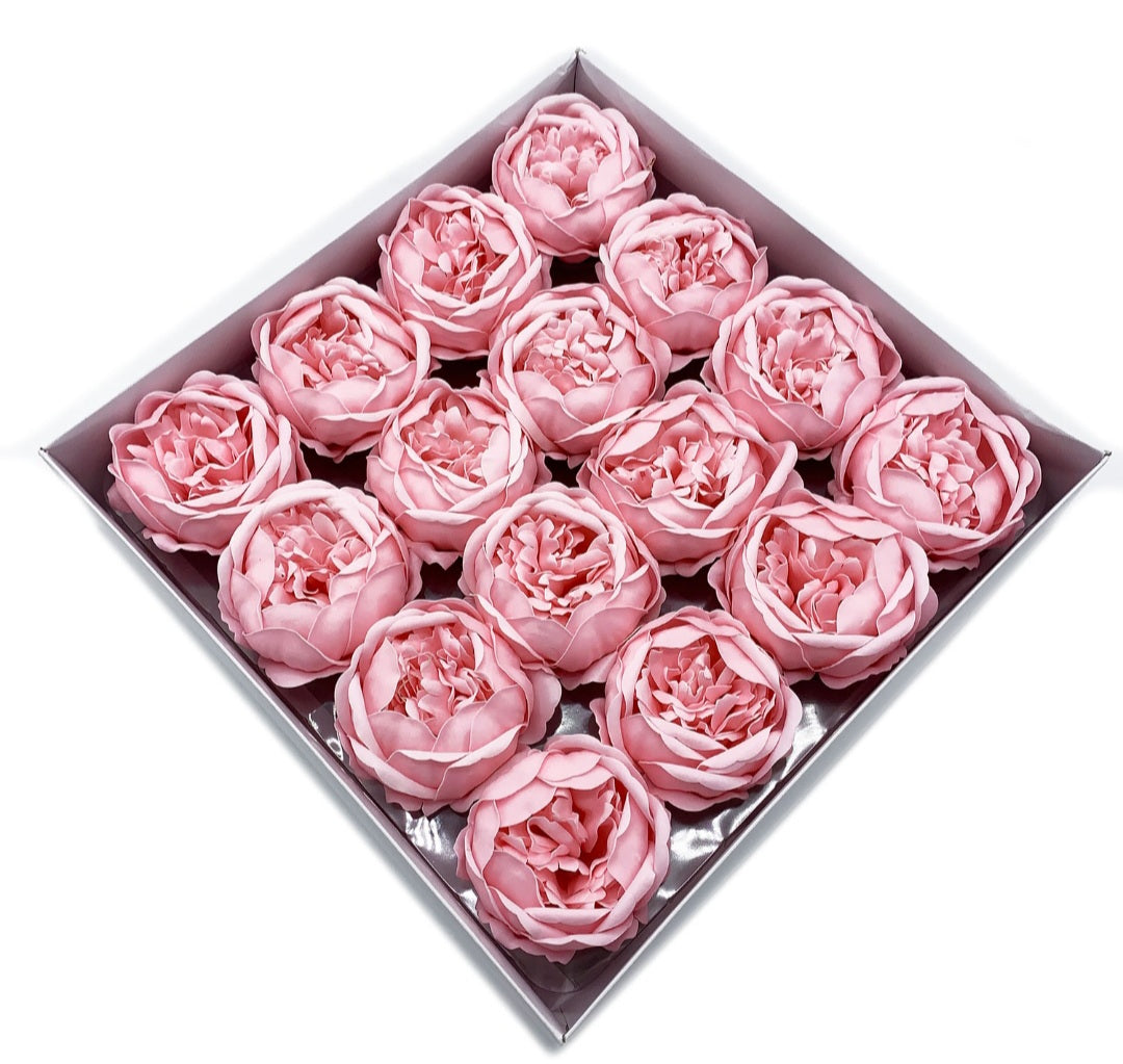 16x Pink Peony Flower Soap - Ext Large Pink