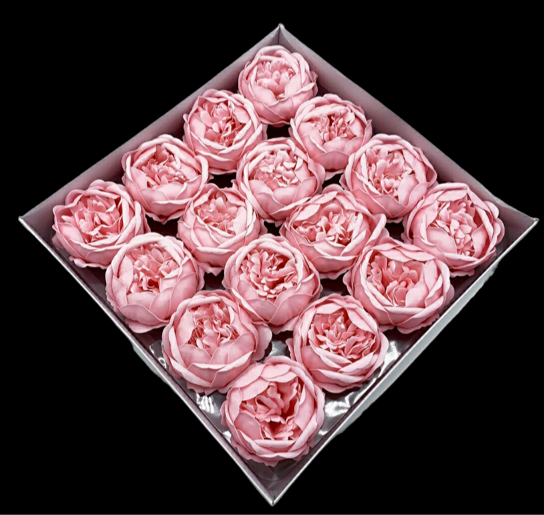 16x Pink Peony Flower Soap - Ext Large Pink