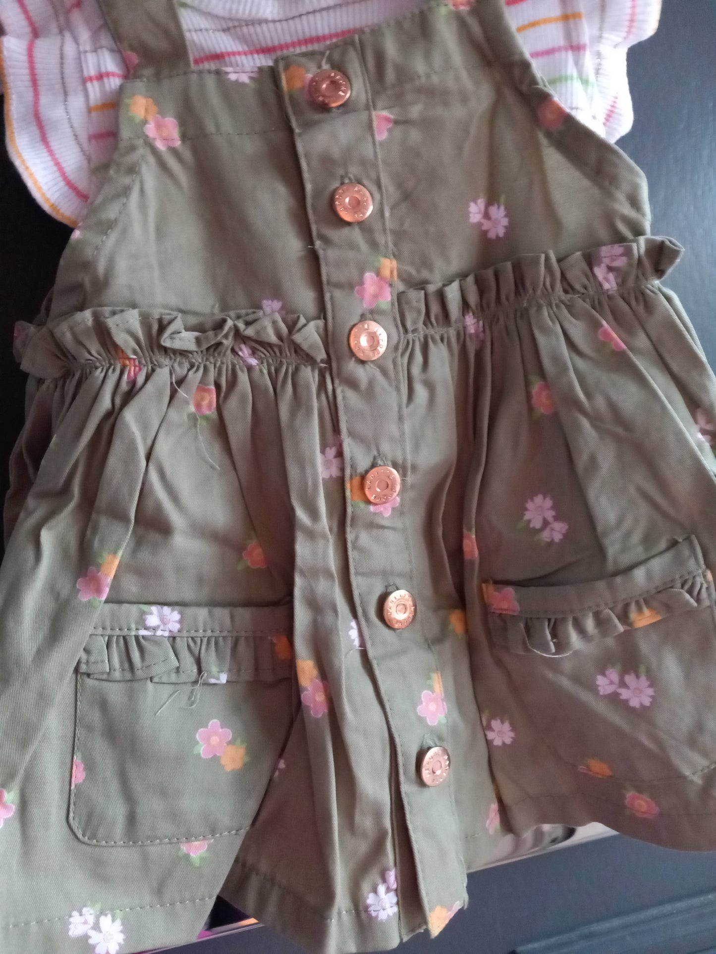 BABY PINAFORE TWO PIECE DRESS
