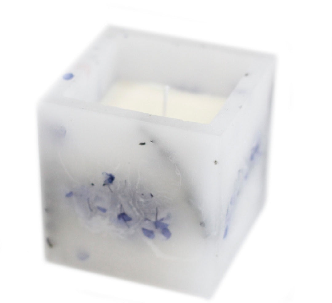 Enchanted Large Square Lavender Candle
