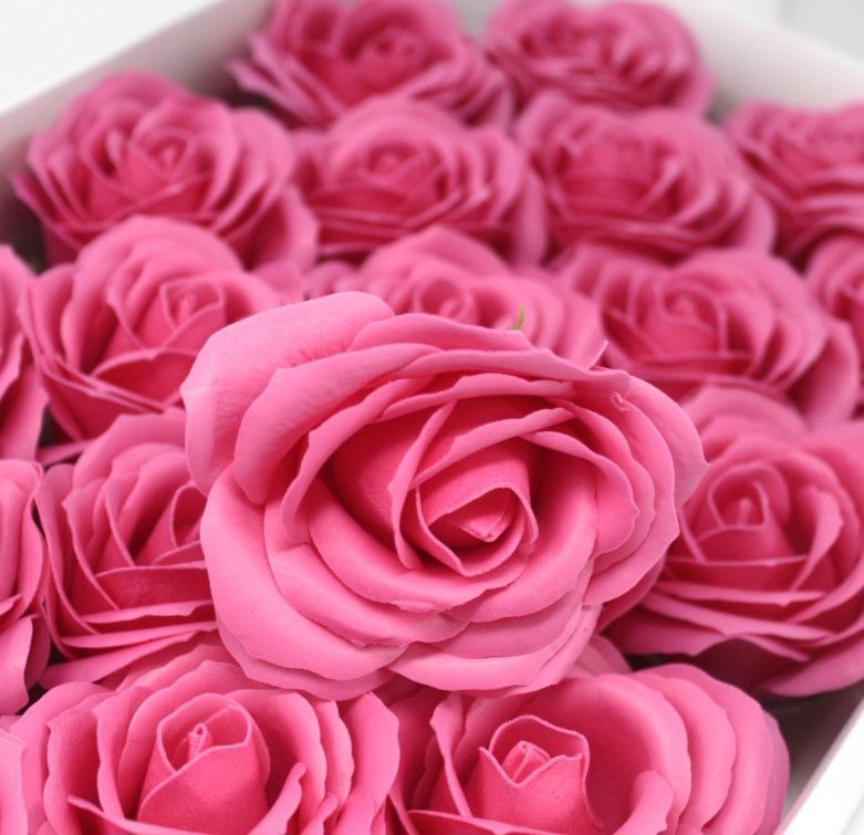 24 ROSE HEADS LARGE SIZE FLOWER Soap Bouquet Box