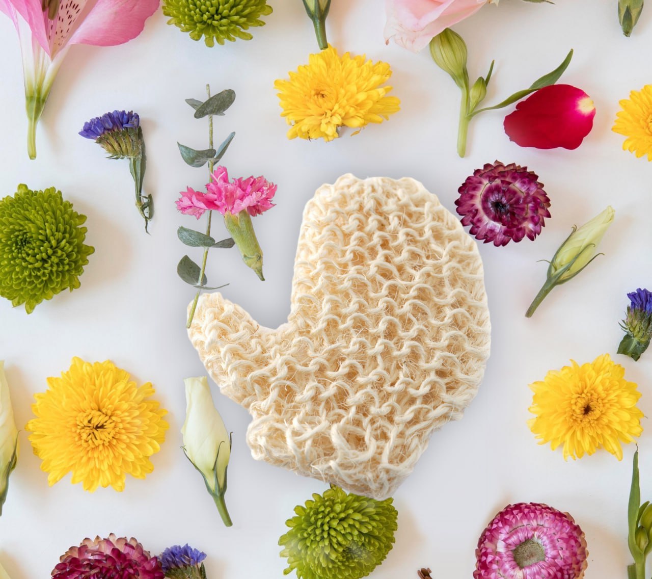 SPONGE AND SCRUB - EXFOLIATING BATH GLOVE