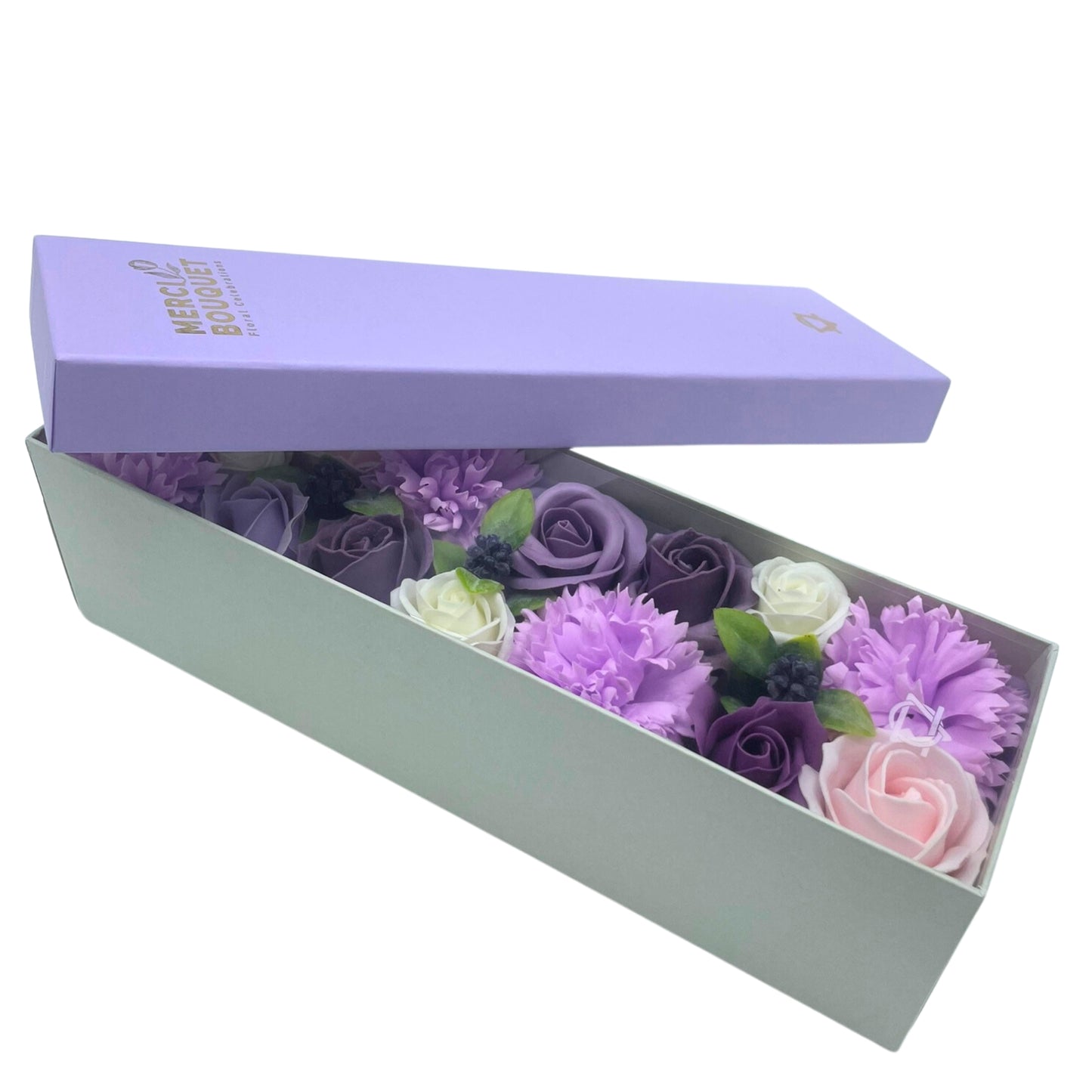 LAVENDER FLOWER SOAP BOUQUET BY MERCI