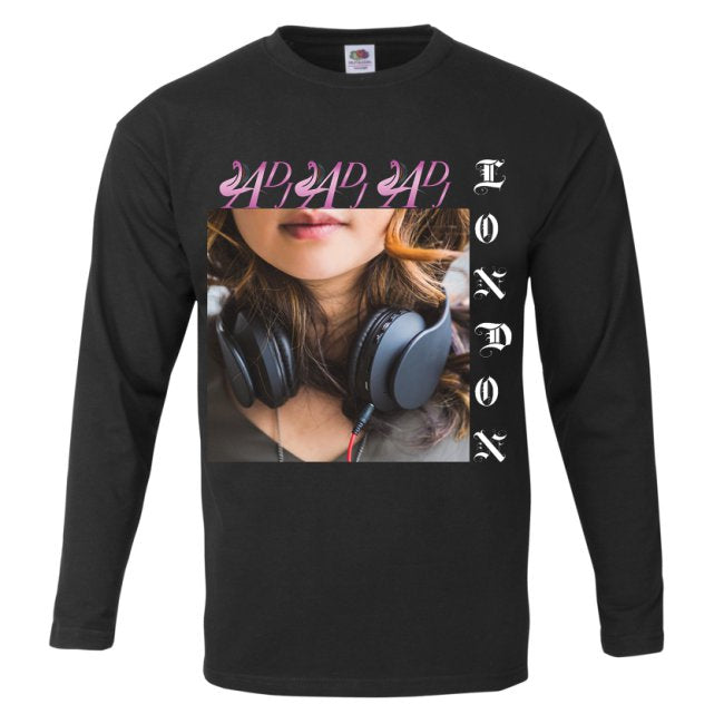 ADJ LONDON EARPHONE MODEL LONG SLEEVE TOP