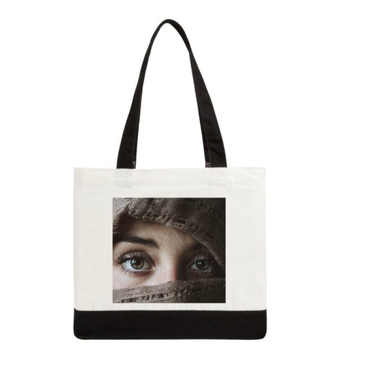 ADJ LONDON DESIGNER TOTE BAG PEEPING JANE