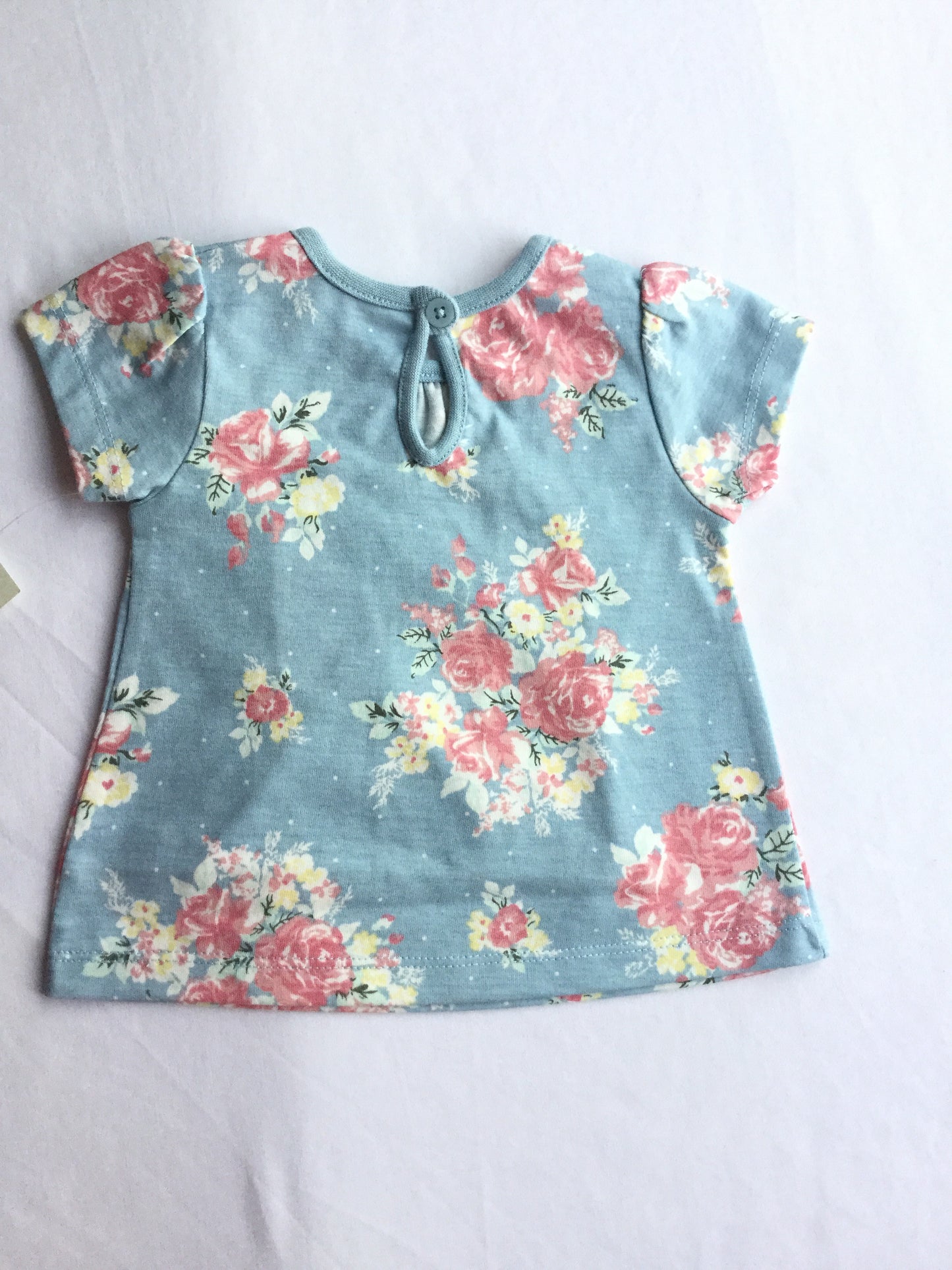 BLUE FLORAL TOP AND BOTTOM KIDS