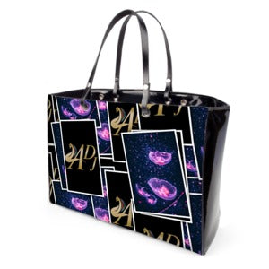 PURPLE JELLY CUSTOM DESIGER HAND BAG