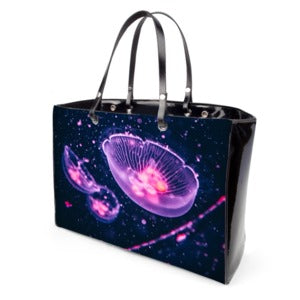 PURPLE JELLY CUSTOM DESIGER HAND BAG